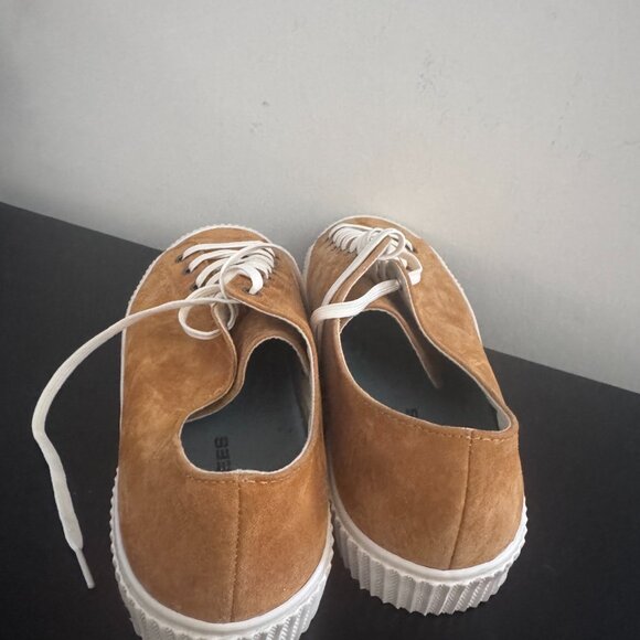 SeaVees Brand Casual Sneakers in Tan Suede, Men's US 12 - Picture 4 of 7